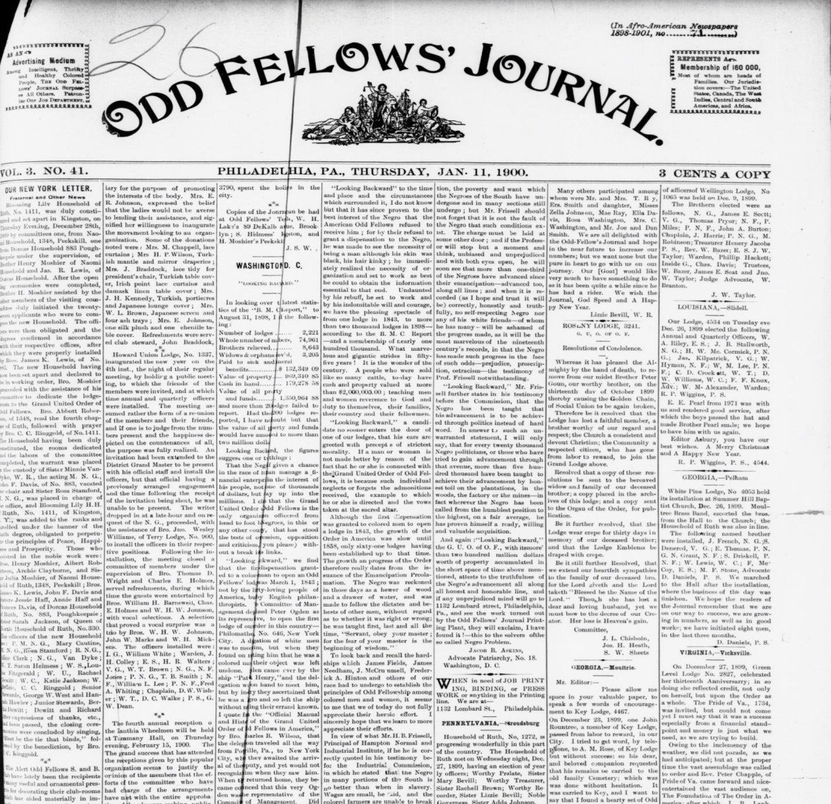 Sons of Salem Lodge, #1675,  Grand United Order of Odd Fellows, Salem&nbsp;Virginia