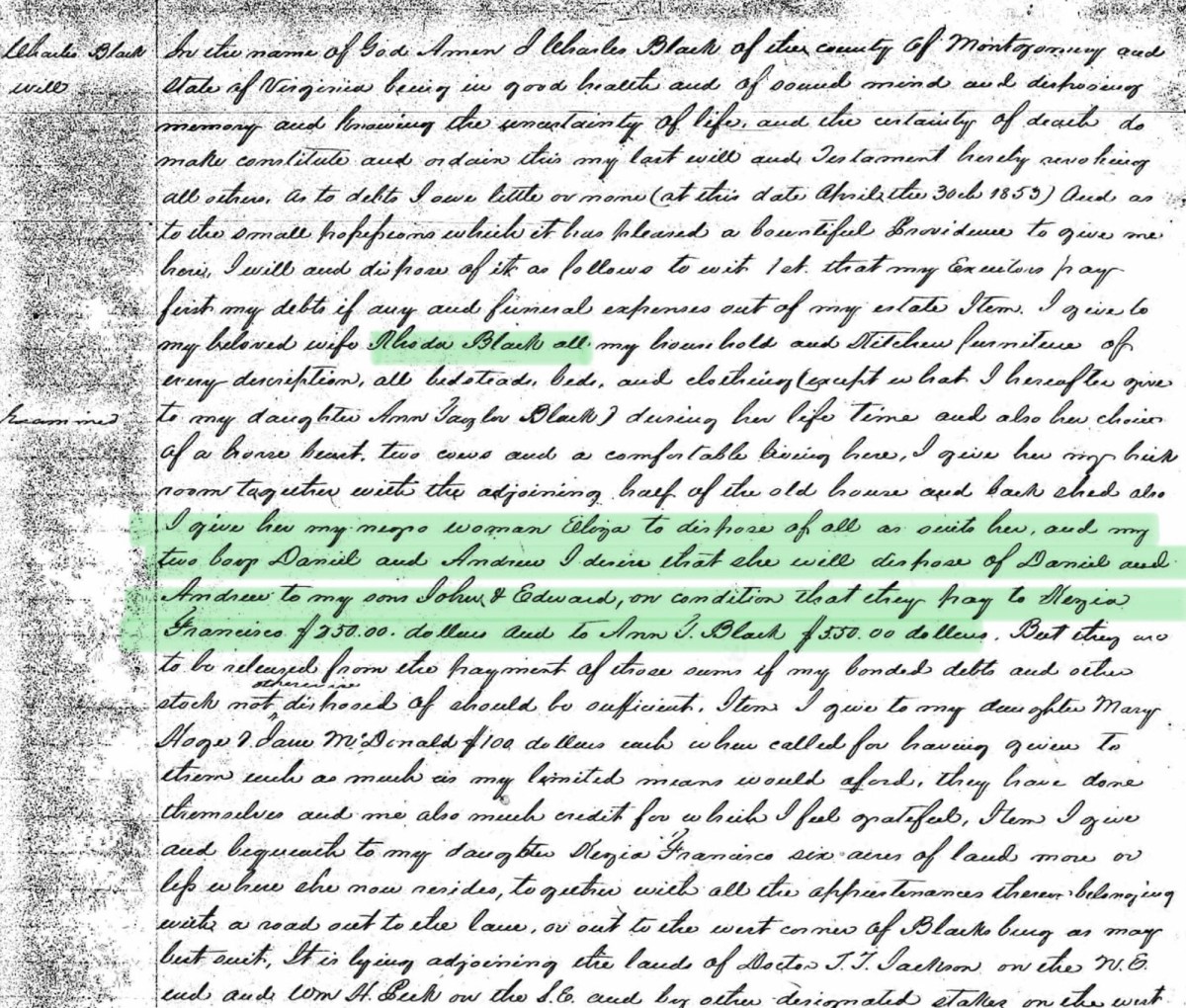 The Enslaved of Charles Black Family and the Virginia Tech Campus&nbsp;Legacy